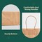 Christmas Gift bags 24Pcs 8.6x7x3.3'' Kraft Paper Bags with Handles Bulk, Christmas Bags for Gifts Holiday Gift Bags Xmas Goodie Bags, Party Favors, Candy, Treat Bags